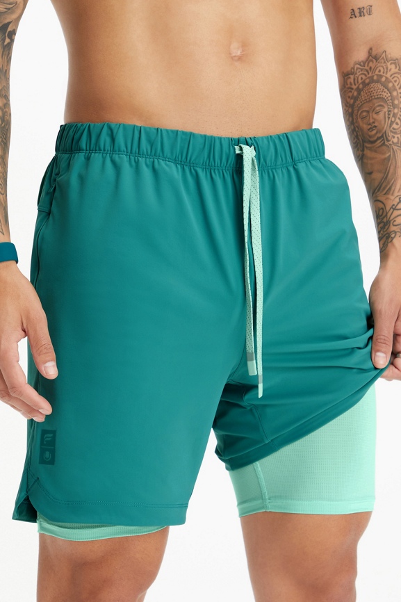 Mens Lined Shorts for Workout, Gym & Running Fabletics Men