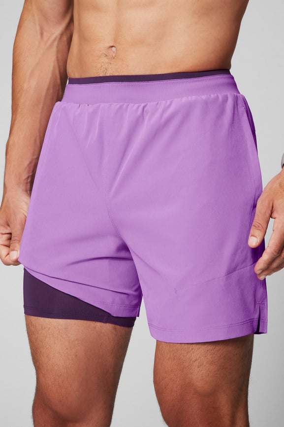 Under Armour Purple Pull-on Shorts for Women