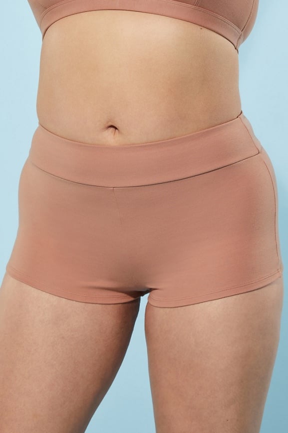 Women Elastic Soft Anti-glare Butt Lift Under Shorts Slim Underwear Safety  Pants Boxer Briefs