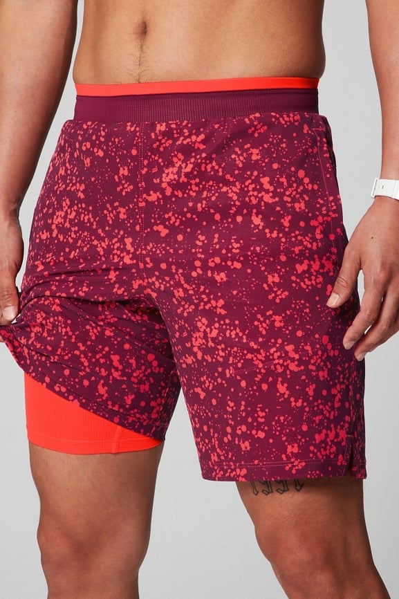 Nike flex stride hot sale printed shorts