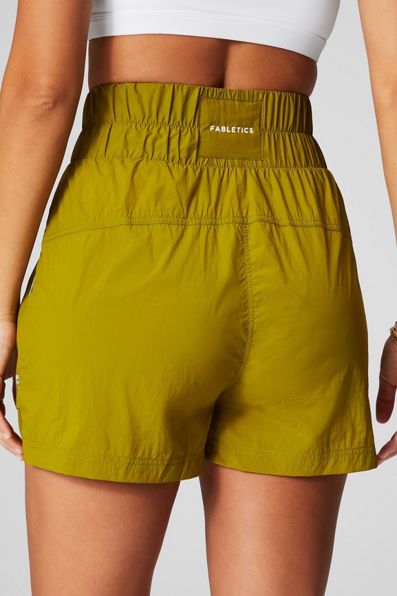 Ultra High-Waisted Piped Nylon Short - Fabletics