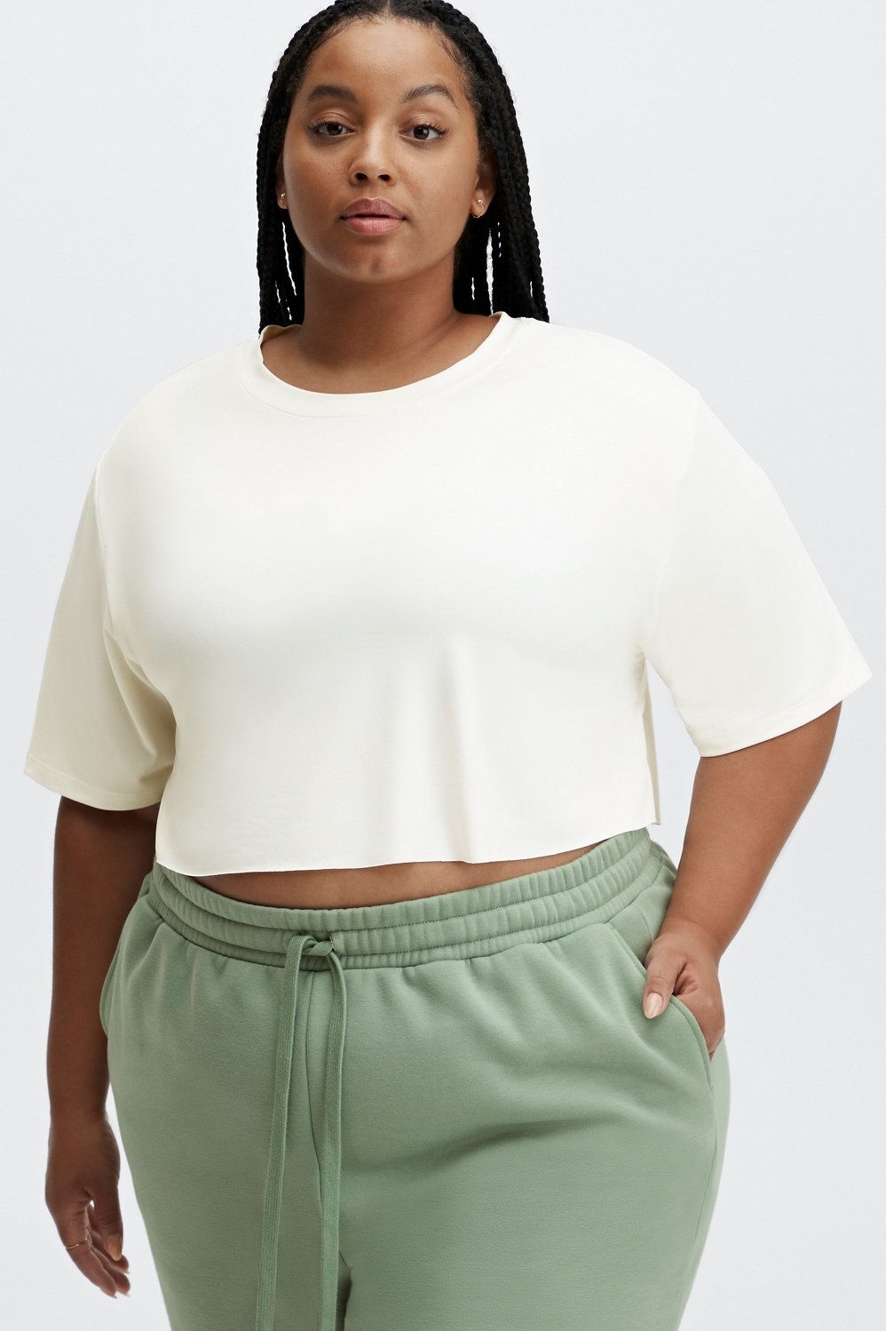 Dry-Flex Ultra-Cropped Short-Sleeve Tee