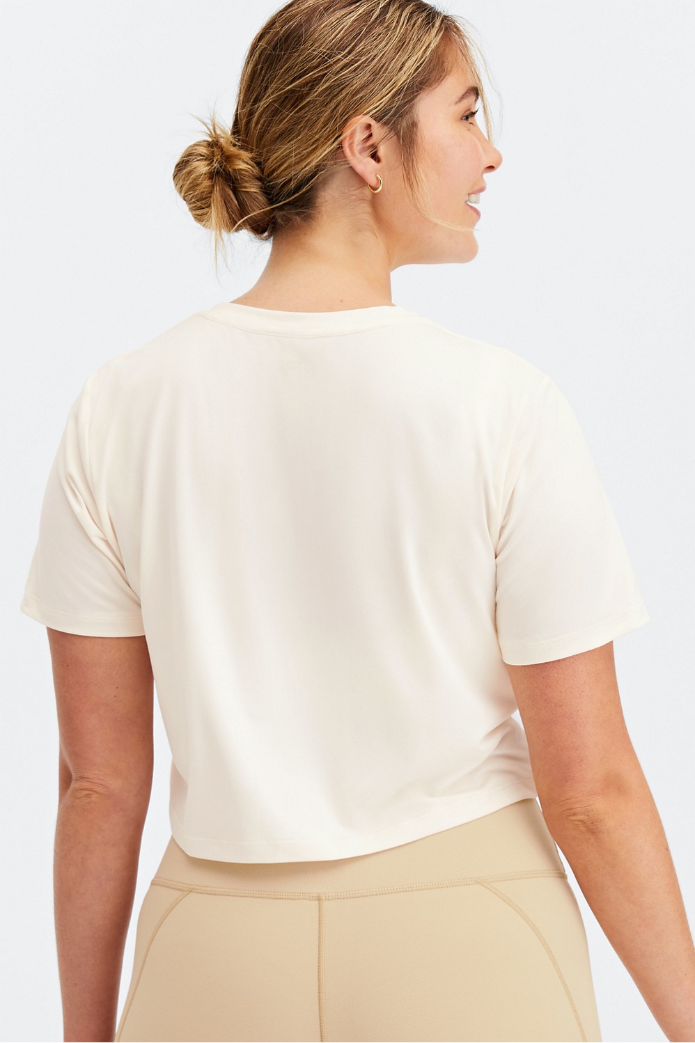 Dry-Flex Cropped Short-Sleeve Tee - Fabletics