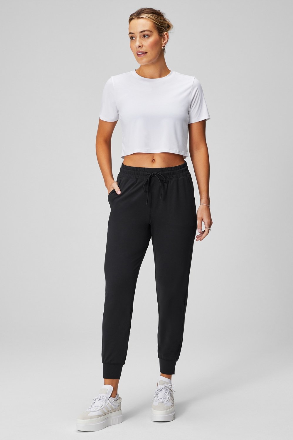 Dry-Flex Cropped Short-Sleeve Tee