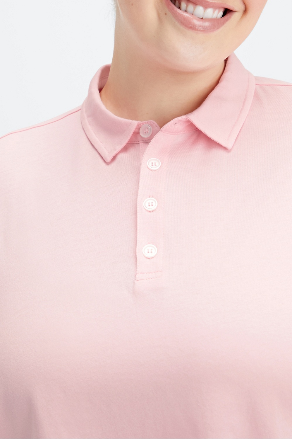 Boxy Short-Sleeve Polo