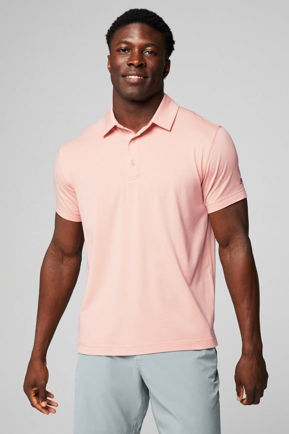 pink polo outfit