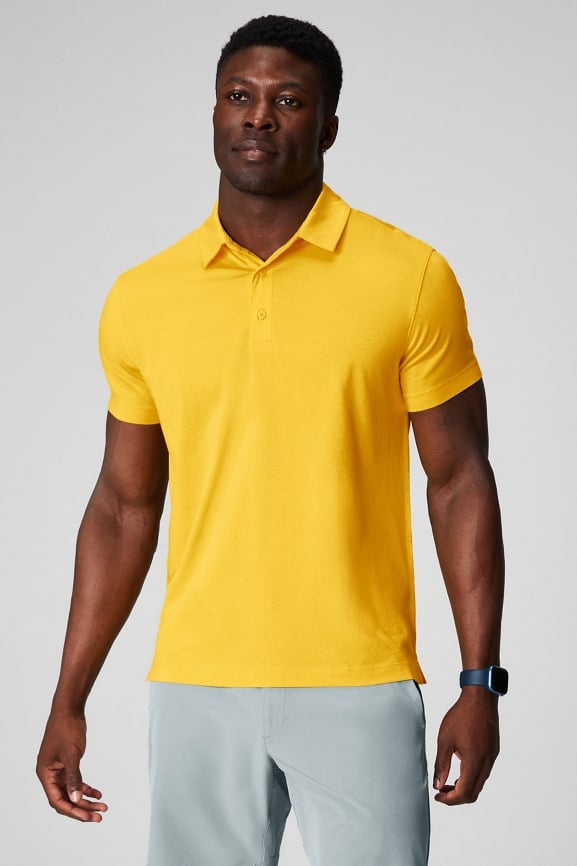 Bright yellow 2024 polo shirt