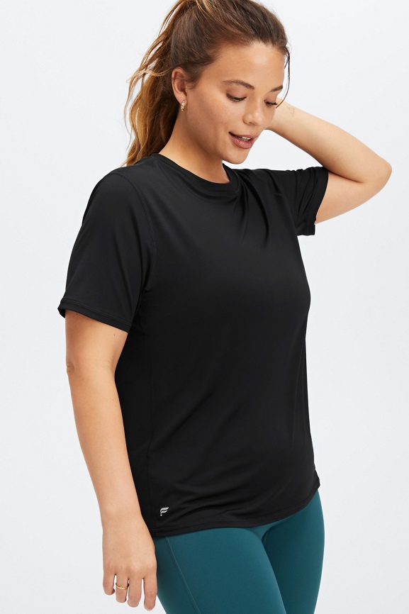 short sleeve black tee