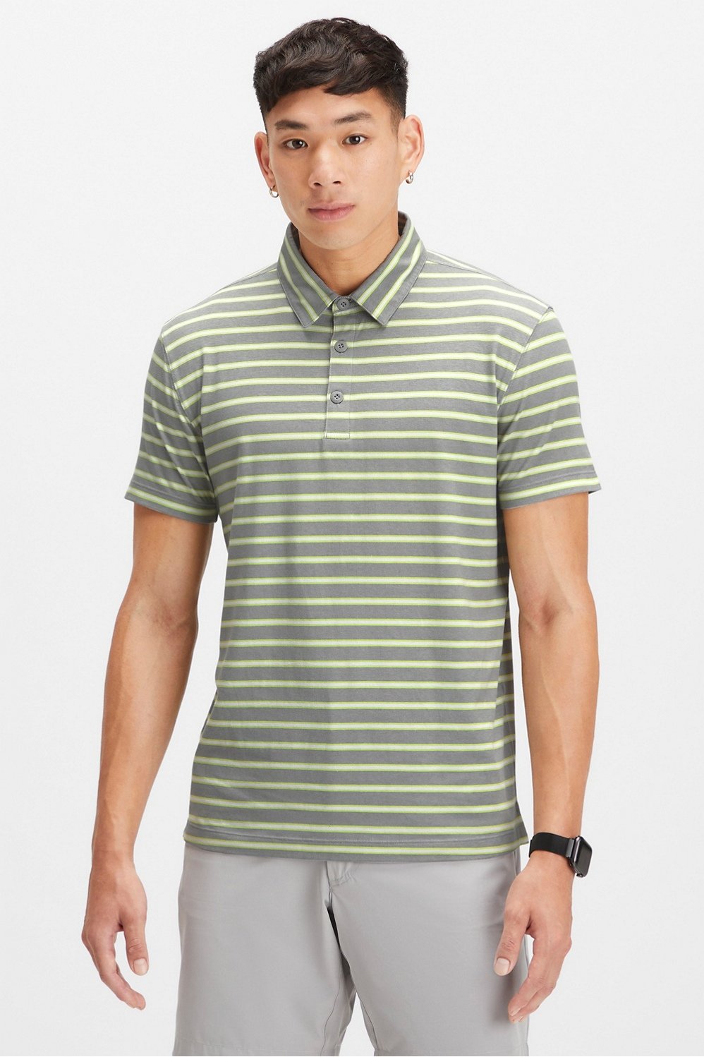 Prismatic Black And Blue Polo Shirt. Epic Golf Polos. Only $39.95