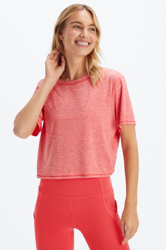 Dry Flex Twist Back T Shirt Fabletics 