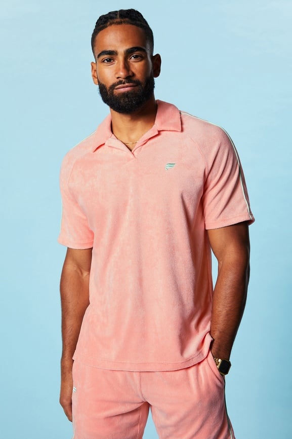 Mens terry polo sale