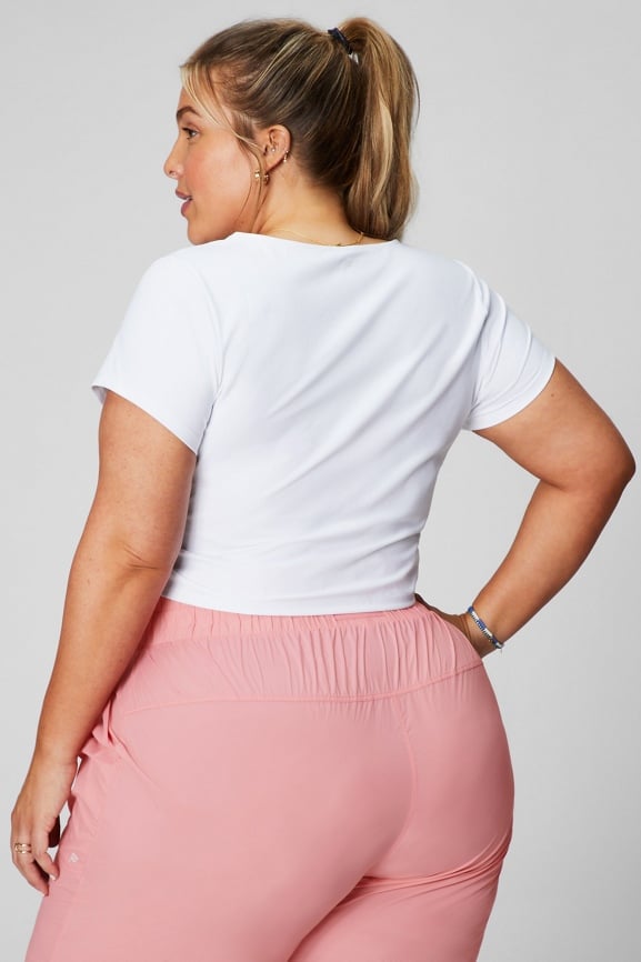 Ruched Short-Sleeve Top Fabletics