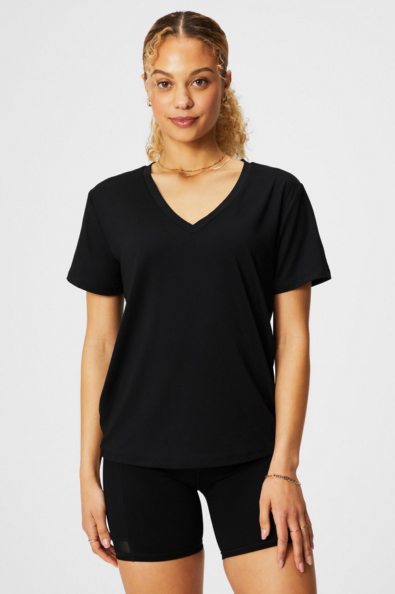 Dry-Flex V-Neck Short-Sleeve Tee - Fabletics Canada