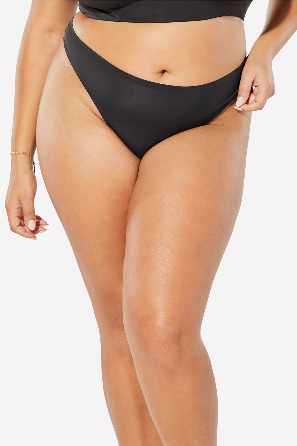 Smoothed Reality Mid Rise Thong - Yitty