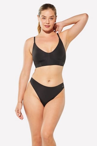 No Show Mid-Rise Thong - Fabletics