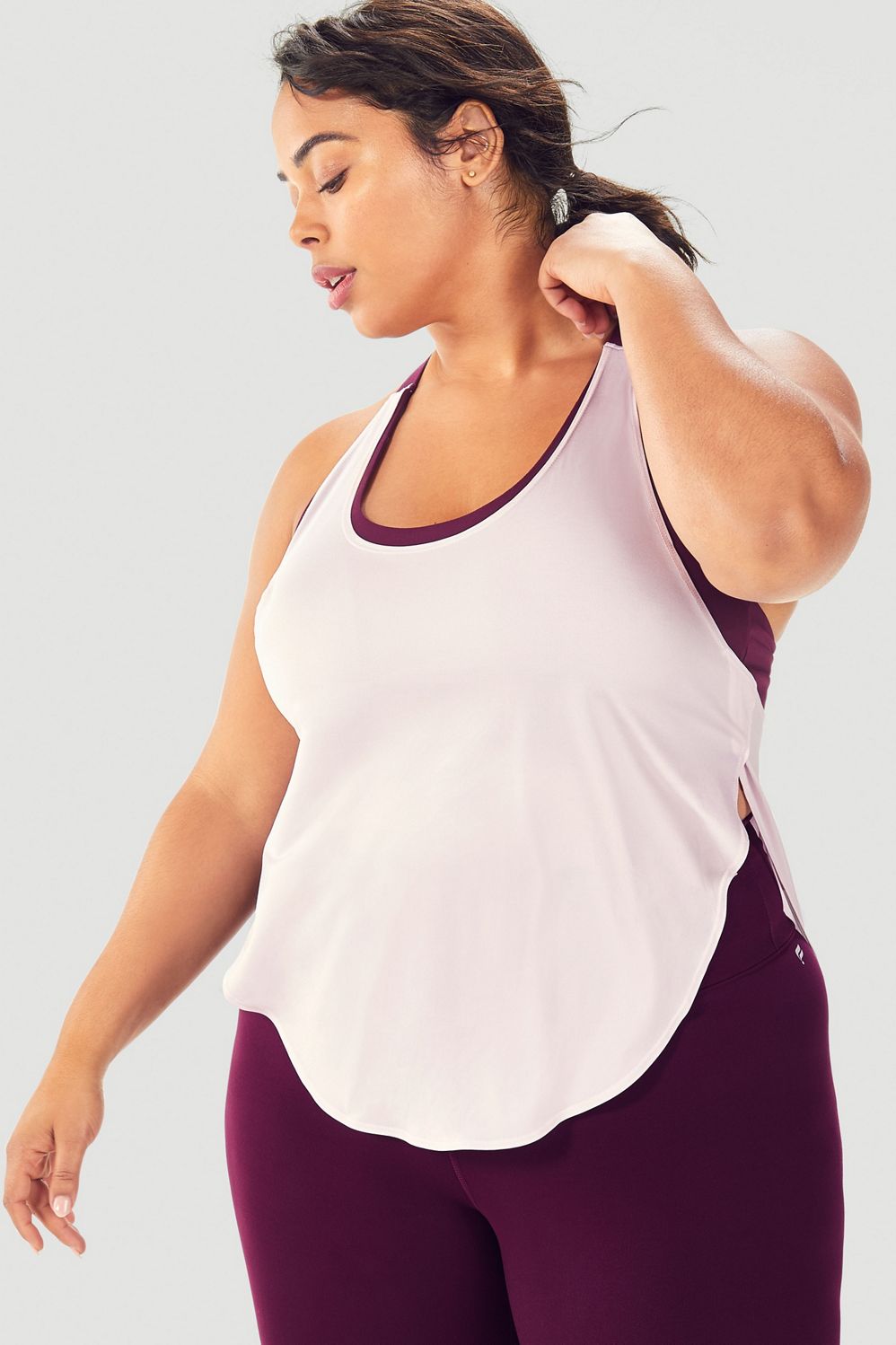 Giselle Powertouch Light Built-In Bra Swing Tank - - Fabletics Canada