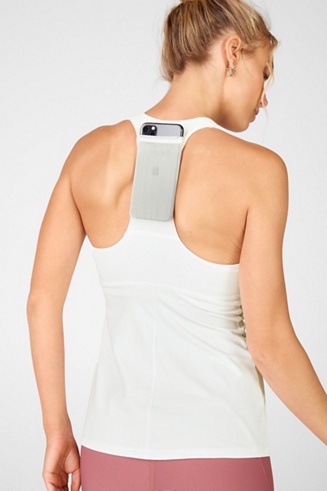 Fabletics On-The-Go Built-In Tank Womens blue Size