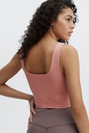 Lydia Cropped Tank in Peach curated on LTK