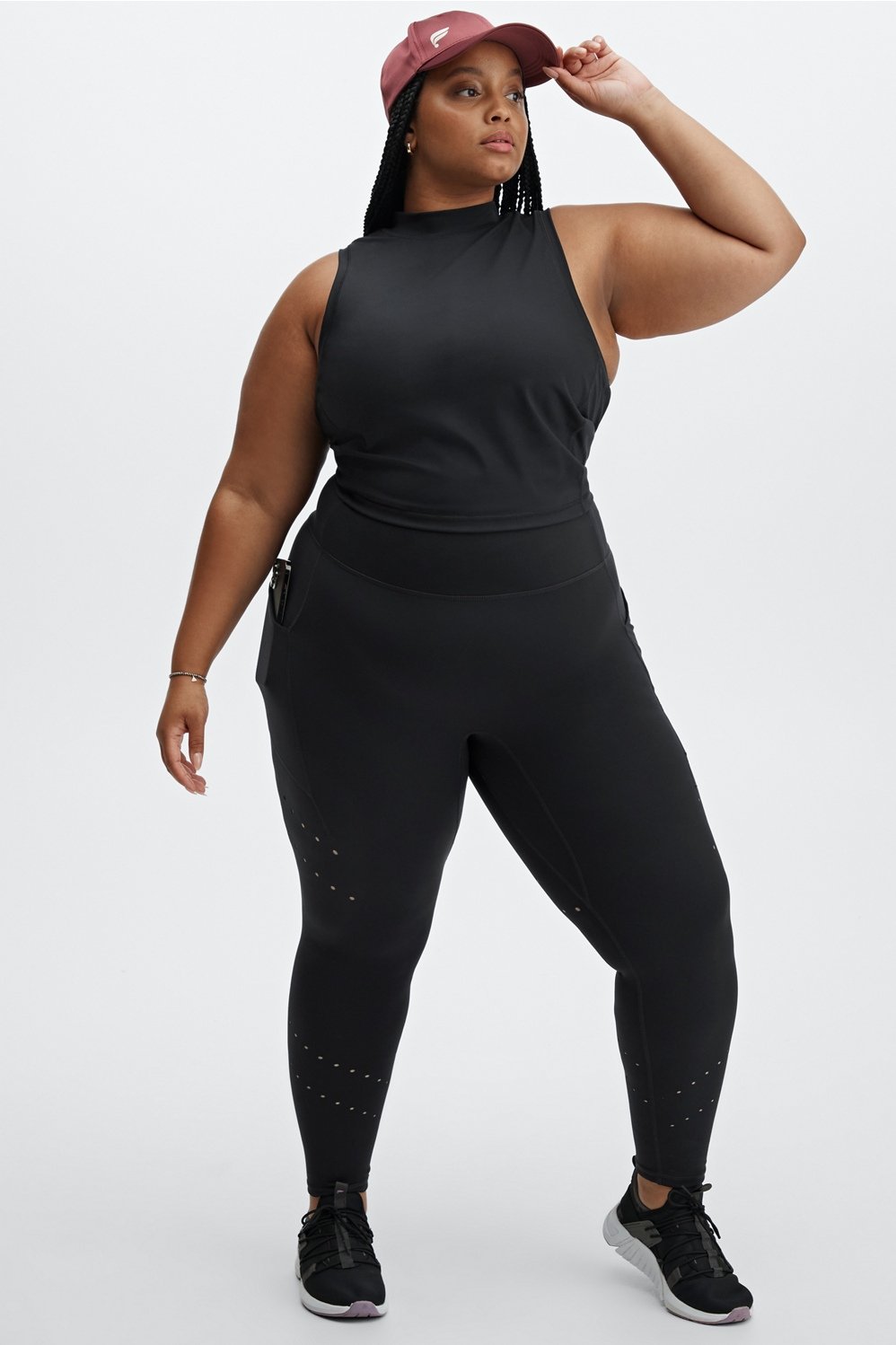 Giana Mock Neck Tank Fabletics