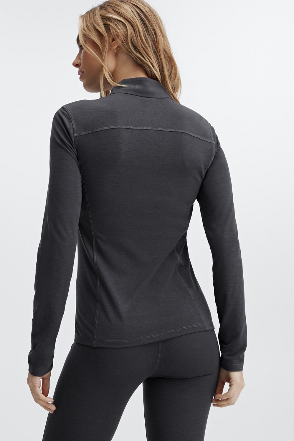 Fabletics, Tops, Fabletics Womens Top Gray L Athletic Sync Long Sleeve Ii  Msrp 4995
