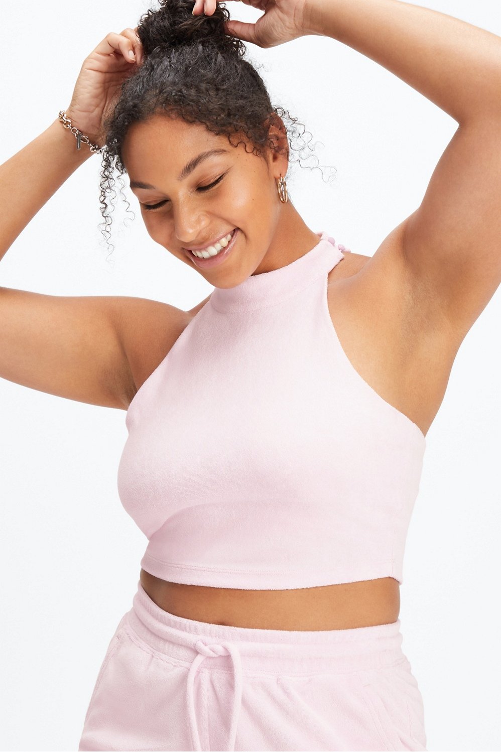 Cropped Terry Tank Butter