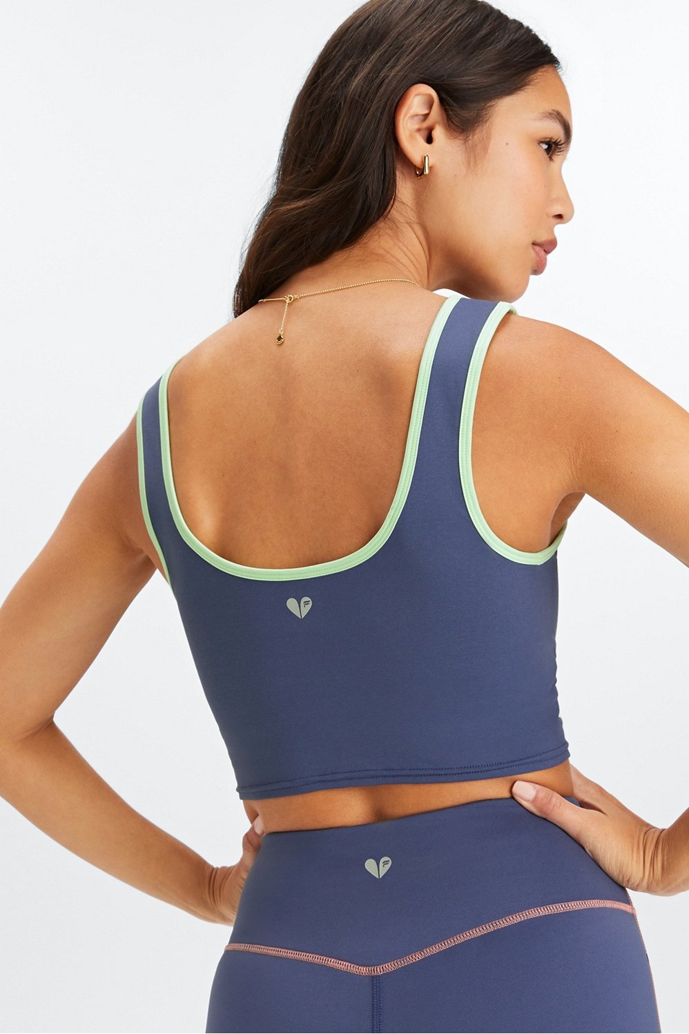 Fabletics Catalina Built-In Bra Tank Womens blue Size