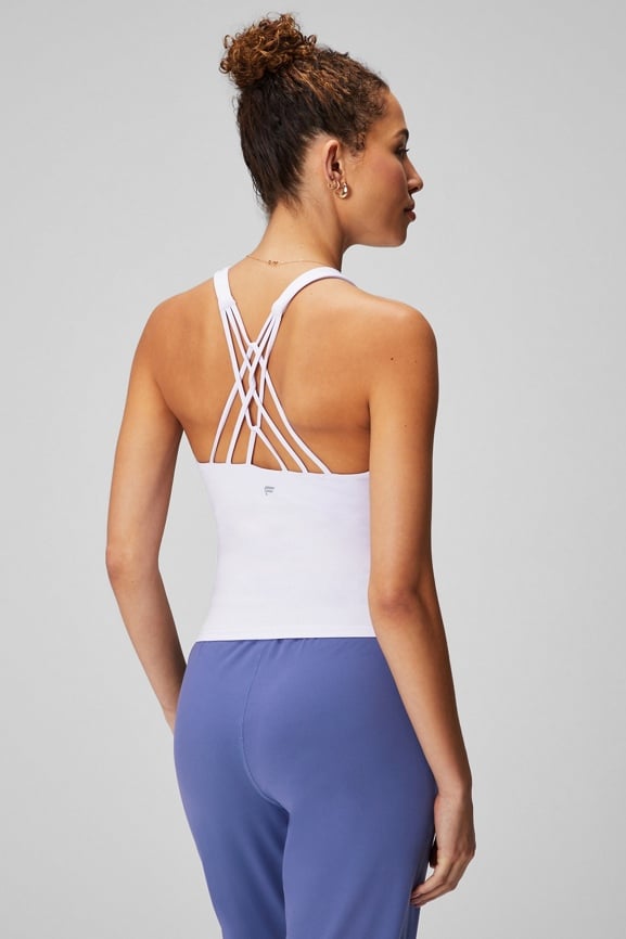 Anywhere Shine Built-In Bra Tank - - Fabletics Canada