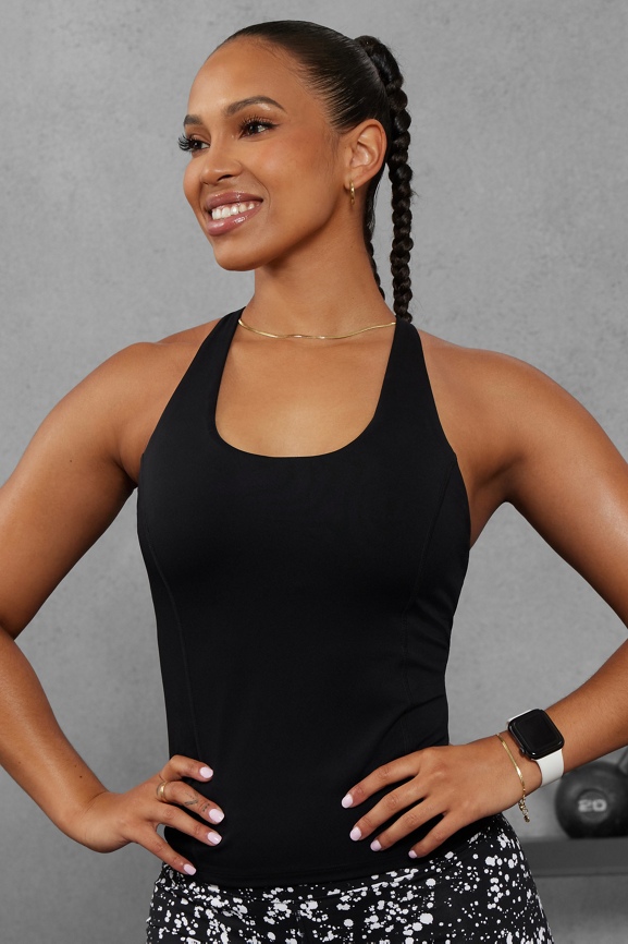 FABLETICS On-the-Go Built-In Black Tank Size XS - Apparel