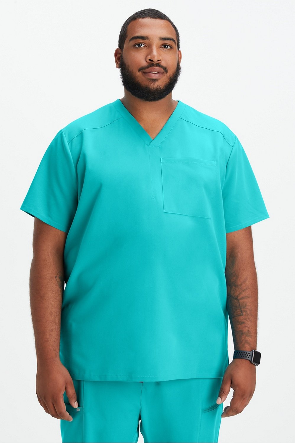  Fabletics Men's Helix 1-Pocket Scrub Top - MotionTech,  Wrinkle-Resist, Chest Pocket, Anti-Shrink, Semi-Slim Fit, XS, Royal Blue:  Clothing, Shoes & Jewelry