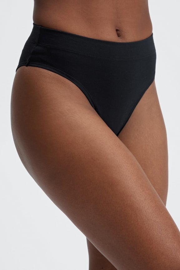 High-Waisted Cotton Spandex Panty - Fabletics