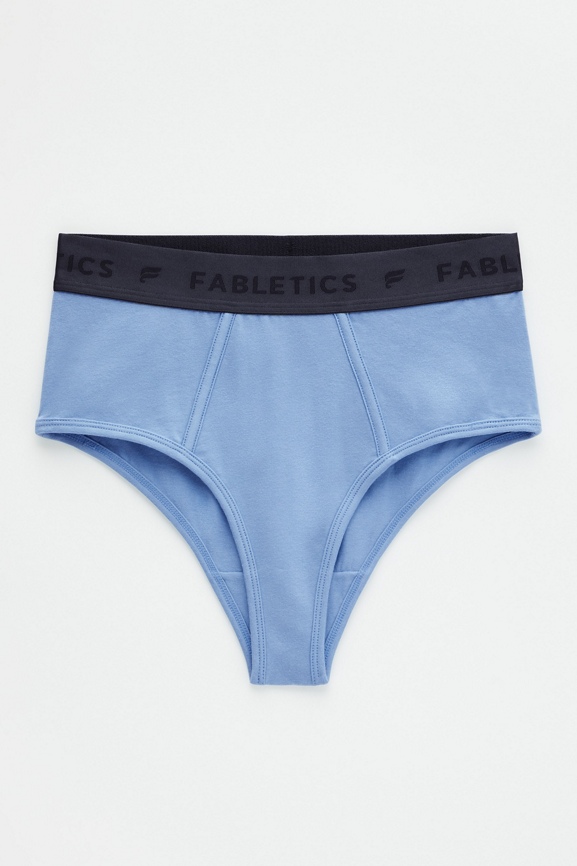 High-Waisted Cotton Spandex Panty - - Fabletics Canada